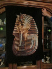 Carpeta perete Tutankhamun, Egipt foto