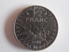 1/2 FRANC 1986 FRANTA foto