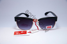 Ochelari De Soare Ray Ban Clubmaster +Cadou Saculet Si Laveta foto