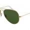 RAYBAN AVIATOR 3025 001 OCHELARI DE SOARE UNISEX AUTENTICI LENTILA VERDE 58MM RAMA AURIE SIGILATI == POZE DETALIATE IN DESCRIERE