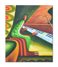 Pianist (tablou modern 60x50cm) foto
