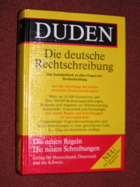 Duden 01. Die deutsche Rechtschreibung