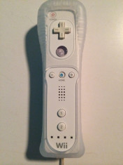 Telecomanda Controller Nintendo Wii Original + Husa silicon Maneta Wiimote foto