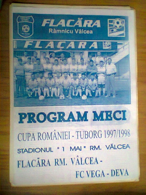 Flacara Rm.Valcea-FC Vega Deva (Cupa Romaniei 1997/1998)