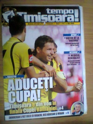 Politehnica Timisoara - revista oficiala Tempo Timisoara (nr.3, mai 2009) foto