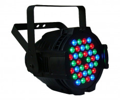 Proiector Scaner joc lumini DMX 6 canale Par Light RGB 36 LED Video Demo foto