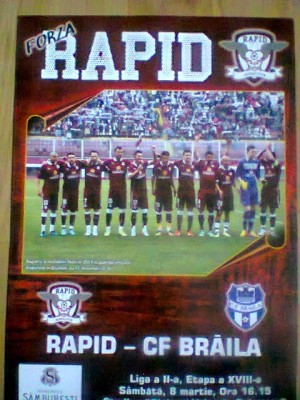 Rapid Bucuresti - CF Braila (8 martie 2014) foto