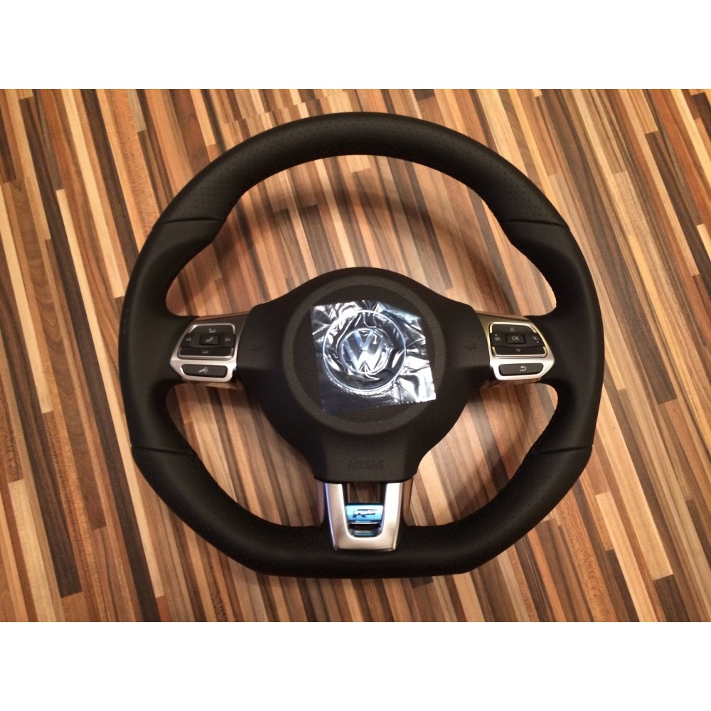 Volan piele GTI R LINE pentru VW Golf 6 VI, Golf 5 V , Passat, Polo ...