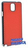 Husa plastic Samsung Galaxy Note 3 N9000 + folie ecran, Rosu