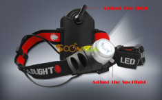 Lanterna de cap LED Cree TK37 Frontala cu Lupa si reglaj Zoom | 300 metri | 180 Lumen | Head Lamp | Noua foto