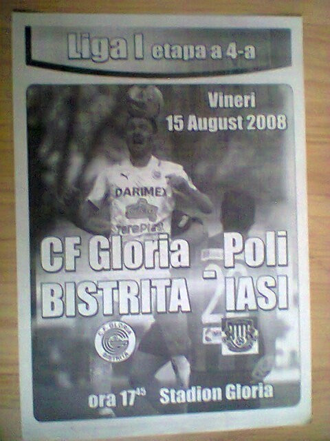 Gloria Bistrita-Politehnica Iasi (15 august 2008)