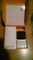 HTC ChaCha White, pachet complet, neverlocked foto