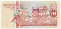 SURINAME SURINAM 10 GULDEN GULDENI 1991 UNC foto