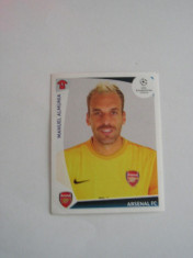 POZE/STICKERE PANINI - NR 482 - FC ARSENAL - UEFA CHAMPIONS LEAGUE - 2009-2010 foto