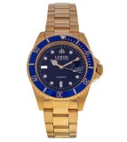 Ceas de Lux Lobor Collection , gold blue, mecanism japonez , CITIZEN - MIYOTA, Analog, Inox, Lux - elegant