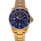 Ceas de Lux Lobor Collection , gold blue, mecanism japonez , CITIZEN - MIYOTA