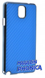 Husa plastic Samsung Galaxy Note 3 N9000 + folie ecran, Albastru