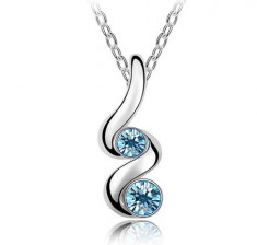 Colier Swarovski BlueSwirl ( cod produs: 871 ) foto