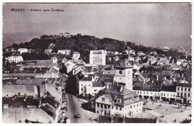 Brasov RPR vedere spre Cetatuie aproximativ 1965 foto