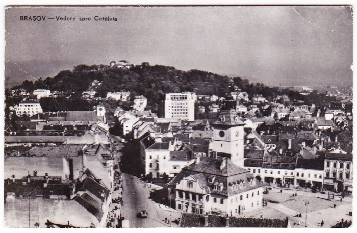 Brasov RPR vedere spre Cetatuie aproximativ 1965