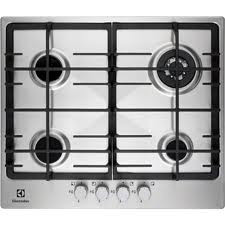 Electrolux Plita gaz 60 cm 4 arzatoare gaz Arzator tripla coroana Aprindere electrica integrata Control cu butoane frontal Dispo 129073 foto