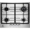 Electrolux Plita gaz 60 cm 4 arzatoare gaz Arzator tripla coroana Aprindere electrica integrata Control cu butoane frontal Dispo 129073