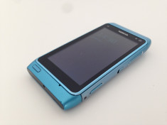 NOKIA N8 BLUE stare buna , necodat + accesorii ! Foto. REALE ! 249 lei foto