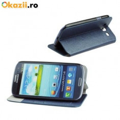 Husa flip cover Samsung Galaxy S4 i9500 White / Alb foto