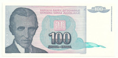 SERBIA IUGOSLAVIA 100 DINARI DINARA 1994 UNC [1] P-138 foto