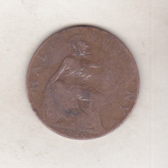 bnk mnd Marea Britanie Anglia 1/2 penny 1920