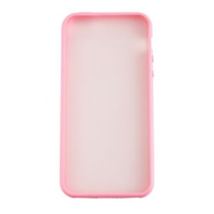 Husa roz Iphone 5 5G 5S + folie protectie ecran