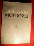 39. Arheologia Moldovei IX - Academia RSR 1980 ,cu ilustratii, 152 pag. format mare, Alta editura