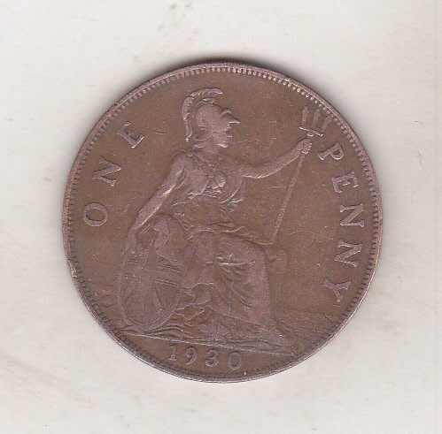 bnk mnd Marea Britanie Anglia 1 penny 1930