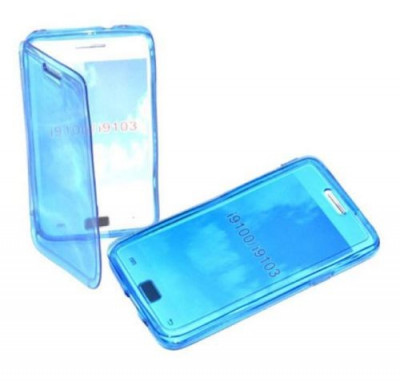 Husa silicon flip Samsung Galaxy S2 i9100 + folie ecran + expediere gratuita Posta - sell by Phonica foto