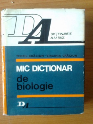 n5 Teofil Craciun, Virginia Craciun - Mic dictionar de biologie foto