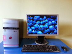 Sistem Desktop MYRIA + Monitor LCD Samsung SyncMaster 205BW - Wide Screen 20&amp;#039; Aproape NOU. foto