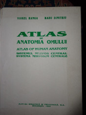 Atlas de anatomia omului/sistemul nervos central(cu 323 figuri)-Viorel Ranga,Radu Dimitriu foto