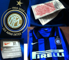 Pachet cu 2 tricouri de colectie NIKE original INTER / XL 13-15 ani SUPEROFERTA! foto