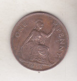 Bnk mnd Marea Britanie Anglia 1 penny 1939, Europa