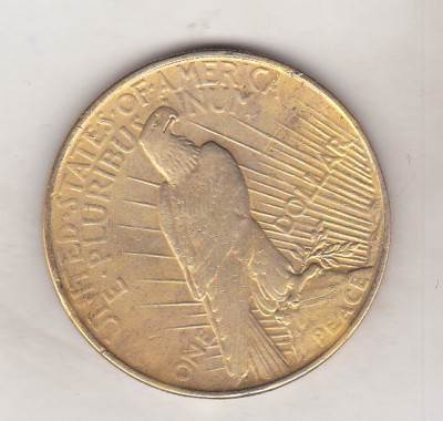 bnk mnd SUA 1 dollar 1922 argint aurit foto