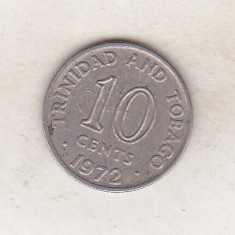 bnk mnd Trinidad Tobago 10 centi 1972