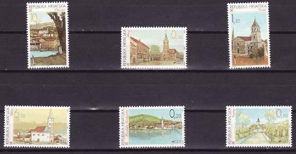 Croatia 1995 - cat.nr.330-5 neuzat,perfecta stare