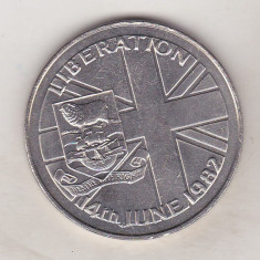 bnk mnd Falkland Islands 50 pence ( 1 crown ) 1982 , eliberarea