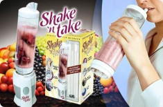 Shake &amp;#039;n Take - cana blender shaker pentru fructe si legume foto