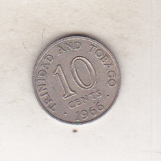 bnk mnd Trinidad Tobago 10 centi 1966