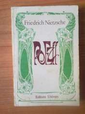 n1 Friedrich Nietzsche - Poezii foto