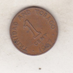 bnk mnd Trinidad Tobago 1 cent 1967
