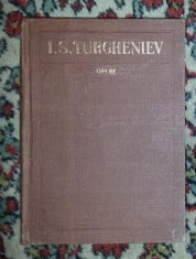 I.S. Turgheniev OPERE vol 1 Povestirile unui vinator vanator Ed. Cartea Rusa 1954 cartonata foto
