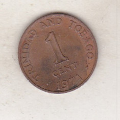 bnk mnd Trinidad Tobago 1 cent 1971