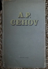 Cehov OPERE vol. 5 Povestiri (1886-1887) Ed. Cartea Rusa 1956 cartonata cu supracoperta foto